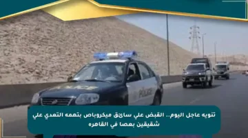 تنويه عاجل اليوم.. القبض على سائق ميكروباص بتهمة التعدي على شقيقين بعصا في القاهرة